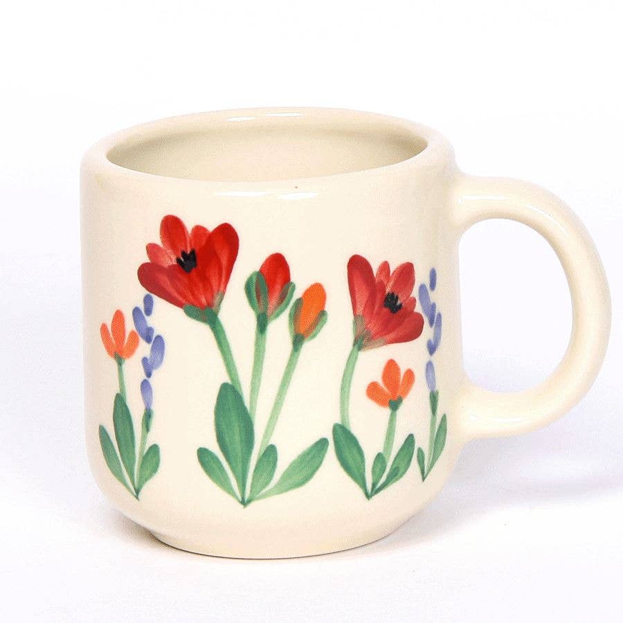 Red Poppy - Signature Mug - Emerson Creek Pottery – Aubergine