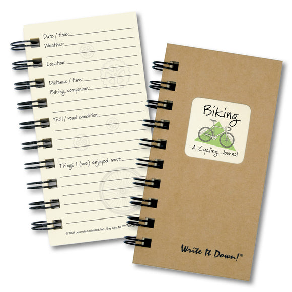 Mini - Cycling Journal (Kraft) - Journals Unlimited