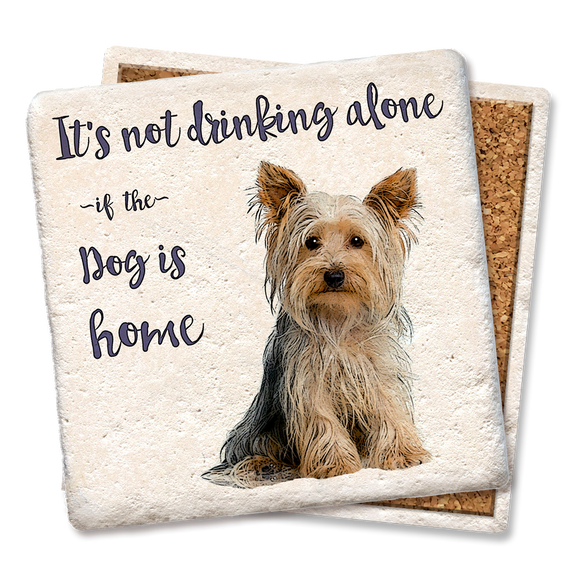 It's Not Drinking Alone Dog Coaster - Tipsy Coasters & Gifts