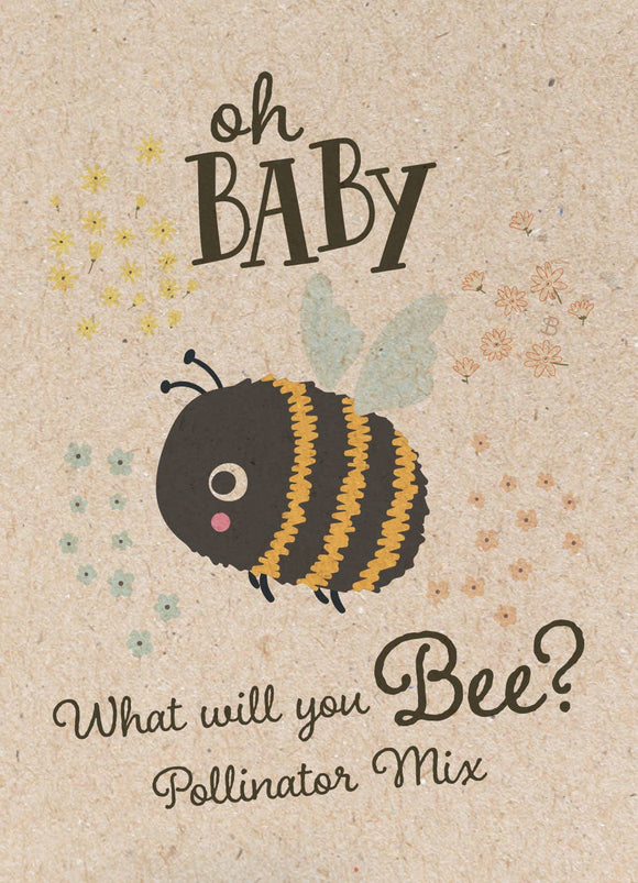 Oh Baby Bee - Wildflower Mix Seed Packets - Bentley Seed Co.