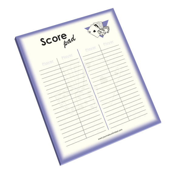 Scorekeeper Note Pad