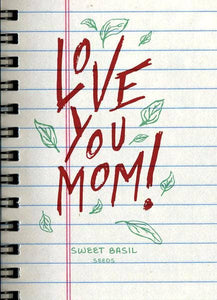 Love You Mom Pesto Recipe - Basil Seed Packets - Bentley Seed Co.