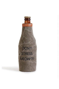 Don't Stress Up-Cycled Canvas Bottle Cover