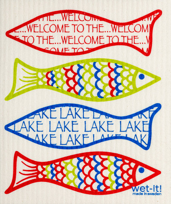 Welcome to the Lake Swedish Cloth - Wet-it!