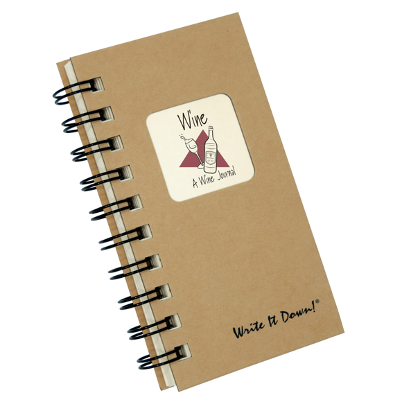 Wine Journal (Kraft) - Mini - Journals Unlimited