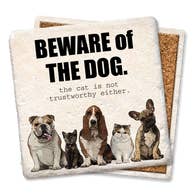 Beware Of The Dog - Tipsy Coasters & Gifts