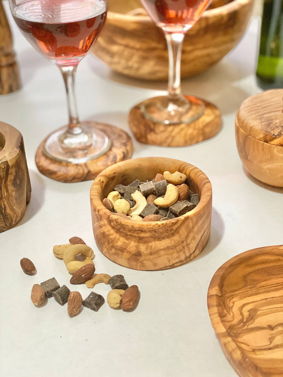 Nut Bowl - Natural OliveWood