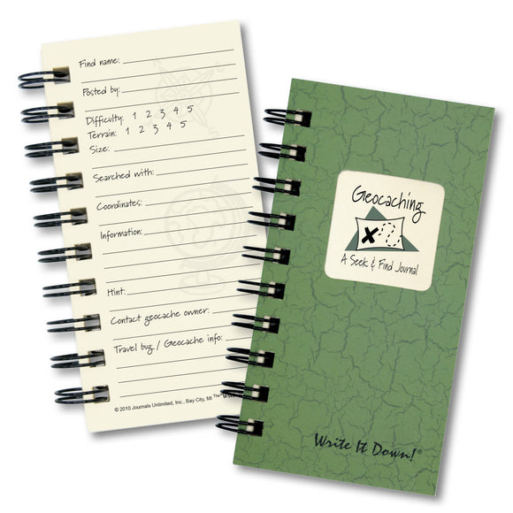 Mini - Geocaching Journal (Color) - Journals Unlimited -